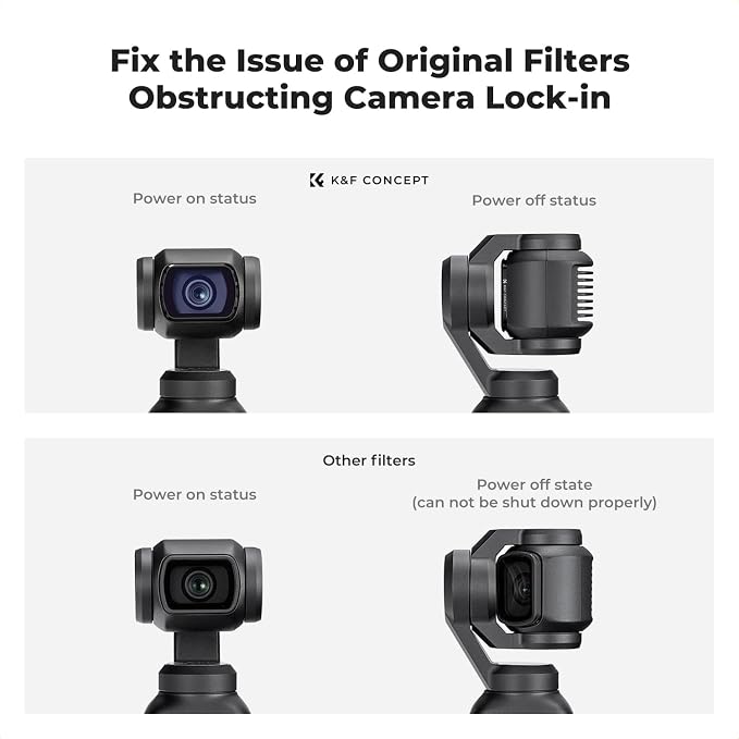K&F CONCEPT ND, Effect Filter for DJI Osmo Pocket 3, Light Pullution Reduction - Image 6