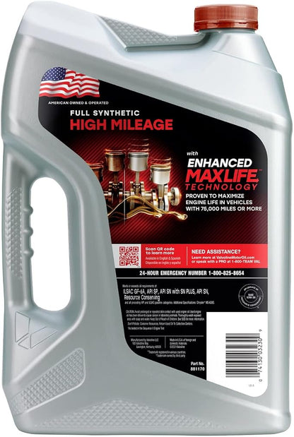 Valvoline Full Synthetic High Mileage - Image 2