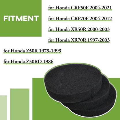 CRF50F Air Filter Element for Honda CRF50F CRF70F XR50R XR70R Z50R Z50RD - Image 2