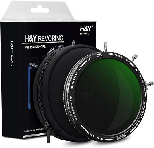 H&Y RevoRing MKⅡ 67mm 72mm 77mm 82mm Variable ND Filter & CPL Polarizer by HY