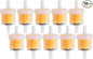 10PCS 1/4 Inch Gas Inline Fuel Filters, by MEAJOO
