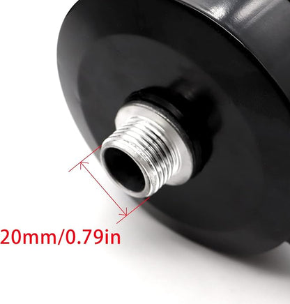 1/2" PT 20mm Thread Air Compressor Silencer Intake Filter Sound Muffler - Image 4
