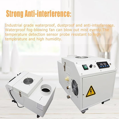 Industrial Ultrasonic Humidifier Cooler Sprayer 3kg/h Portable Continuous Cool - Image 4