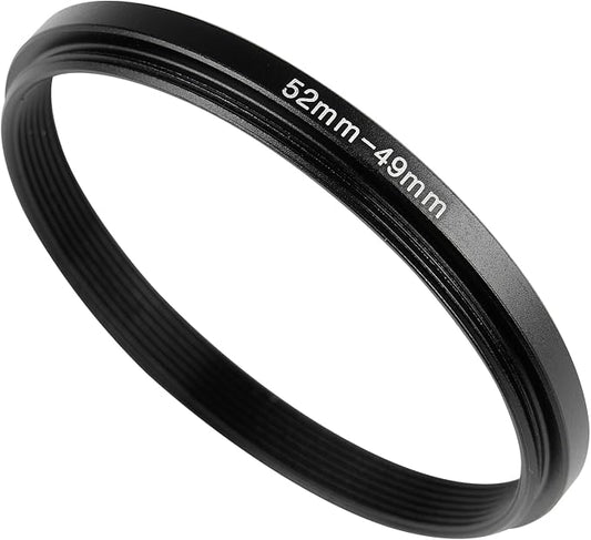 52-49mm Metal Step-Up/Down Ring Adapter Compatible by Unknown
