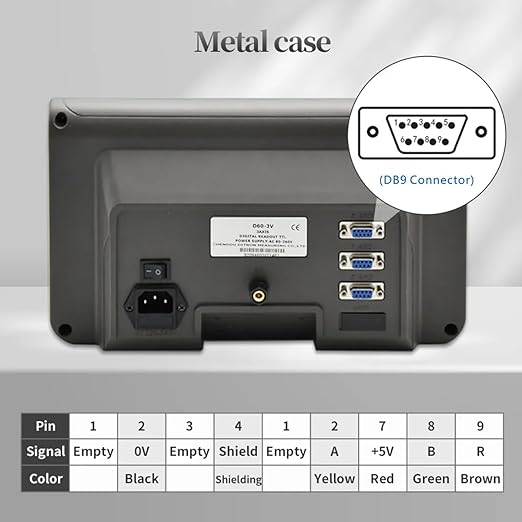 3 axis DRO Digital readout Linear Scale Set for milling Machine (270mm x 520mm x 1020mm (10"x20"x40"))