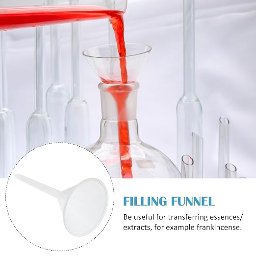 Veemoon 10pcs 75mm Plastic Triangle Filling Funnels Pp Scientific Laboratory - Image 6