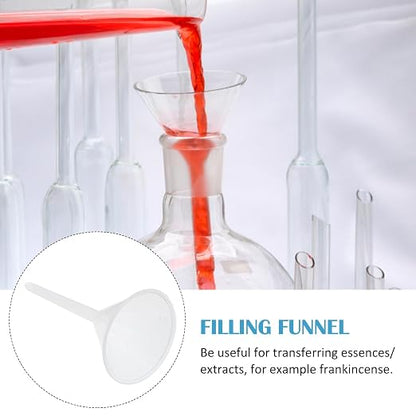 Veemoon 10pcs 75mm Plastic Triangle Filling Funnels Pp Scientific Laboratory - Image 6