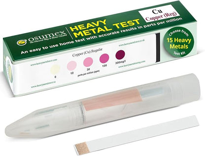 Heavy Metal Test Copper Test Kit Regular 1 Pack by OsumexNaturalProducts