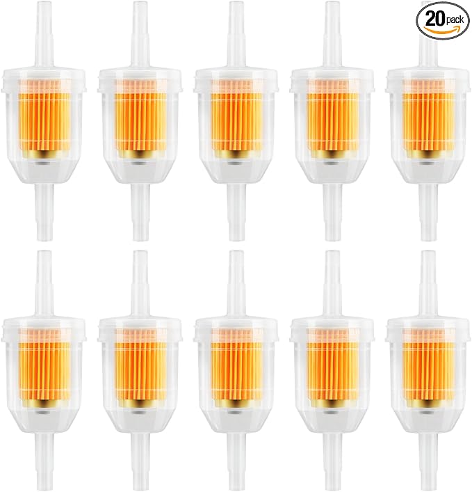 20 PCS 1/4 IN and 5/16 IN Gas Inline Fuel Filters by Unknown