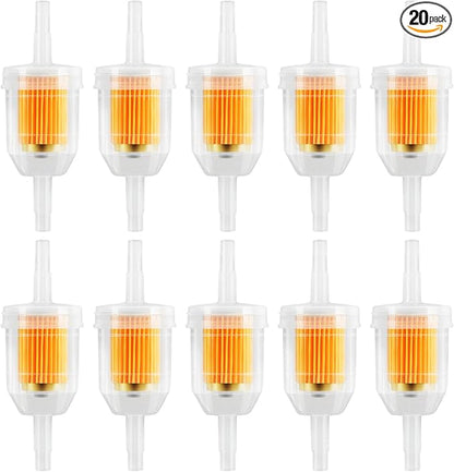20 PCS 1/4 IN and 5/16 IN Gas Inline Fuel Filters by Unknown