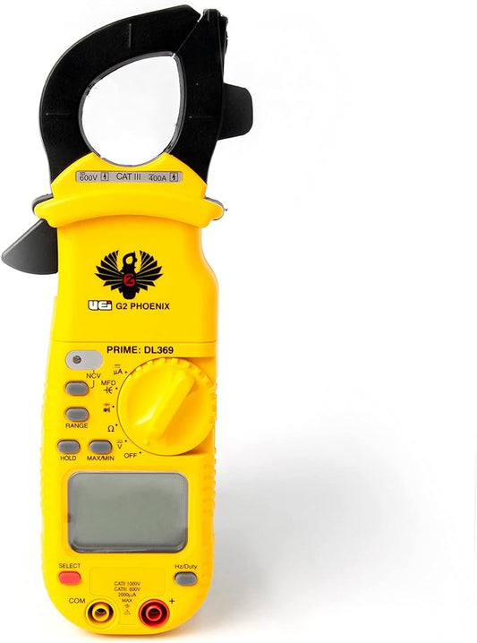 UEi DL369 Digital Clamp Meter HVAC Auto-Ranging 4000 Counts Volt Meter AC Amp by UEiTestInstruments