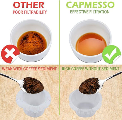 CAPMESSO Disposable Coffee Paper Filters Replacement Kerig Filter Compatible - Image 2