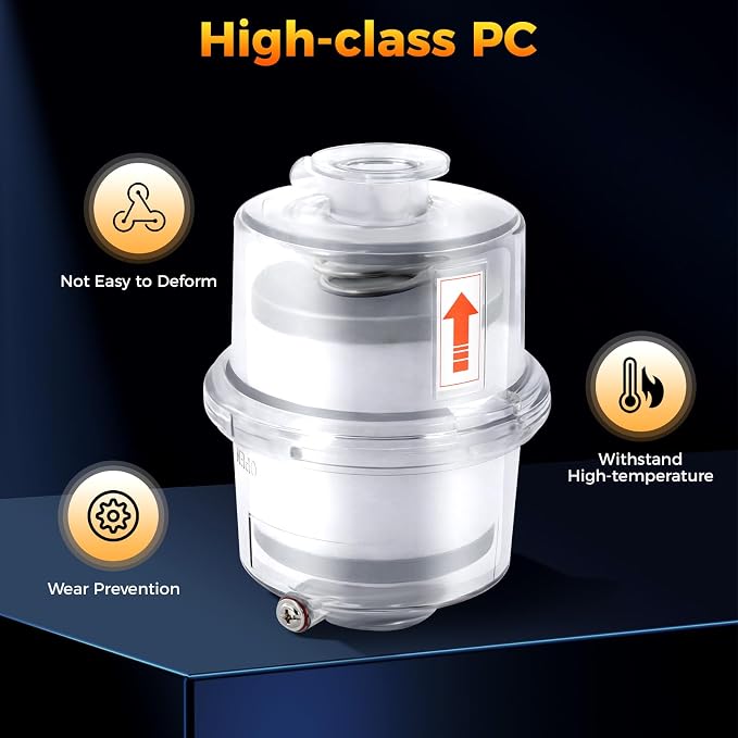 Oil Mist Filter, KF25 Vacuum Pump Exhaust Filter, 95% Efficiency Oil Mist - Image 4