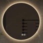 Bathroom Mirror with LED Lights, Wall Mounted Round Mirror, Mirror by Unknown