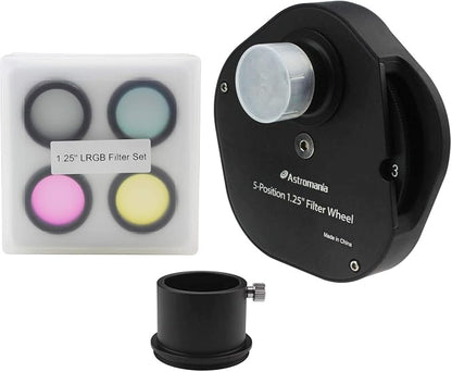 Astromania 1.25" Multiple 5-Position Filter Wheel - Image 5