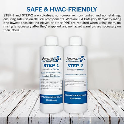 PermaSafe HVAC Solutions, System & Air Duct Hygiene Maintenance Kit, Preserves - Image 7