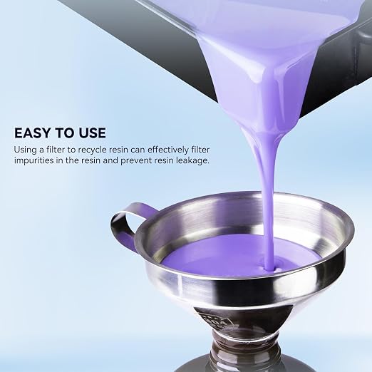 ELEGOO 3D Stainless Steel Funnel, Resin Metal Funnel Filter Cup - Image 3