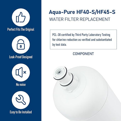 HF40-S/HF45-S Ice Maker Water Filter, Compatible - Image 5