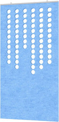 Escape Acoustic Wall Art | Matrix Design | Suspended Sound Proofing Panels | Eco-Friendly Recycled Material | 4X2 | Sky Blue