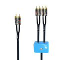 10ft Sound Channel swicher 2 male to 4 Male RCA Switch Selector 2 input 1 Output R/L Stereo Audio 1 in 2 Out Stereo Audio Splitter with Mute Button No External Power Required CD Speaker DVD Playe