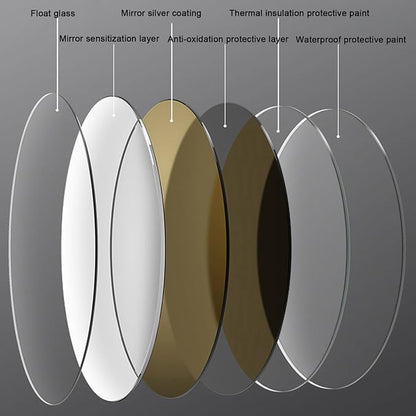Round Led Bathroom Mirror, Round Bathroom Mirror - Image 5