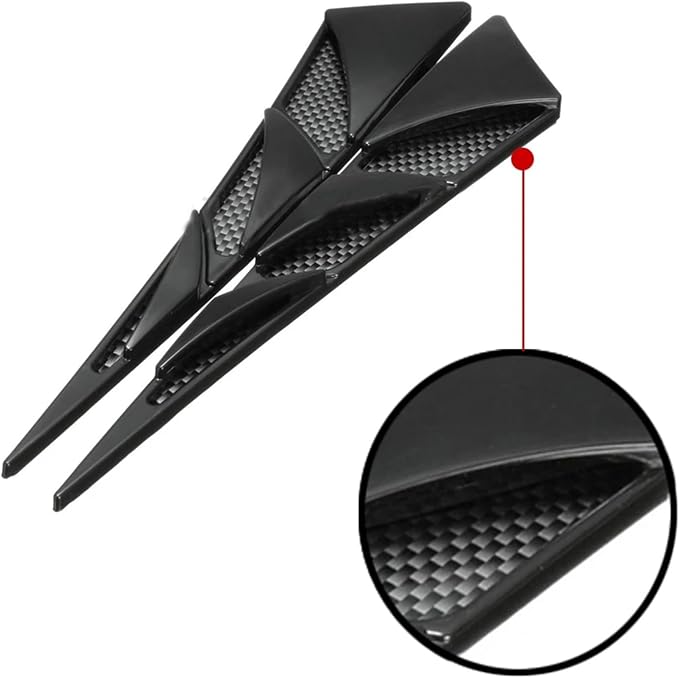 2pcs Car Vent Cover Stickers Car Air Flow Intake Bonnet Styling Stickers Car - Image 3