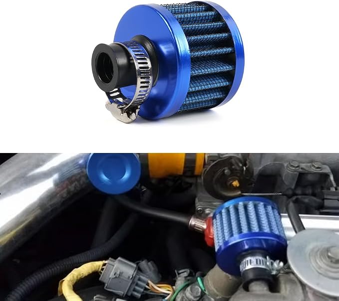 MUGE RACING 2Pcs Air Filter Cold Air Intake Filter Breather 12mm Valve Cover - Image 7