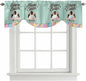 Green Easter Tie Up Valance Curtains by Unknown