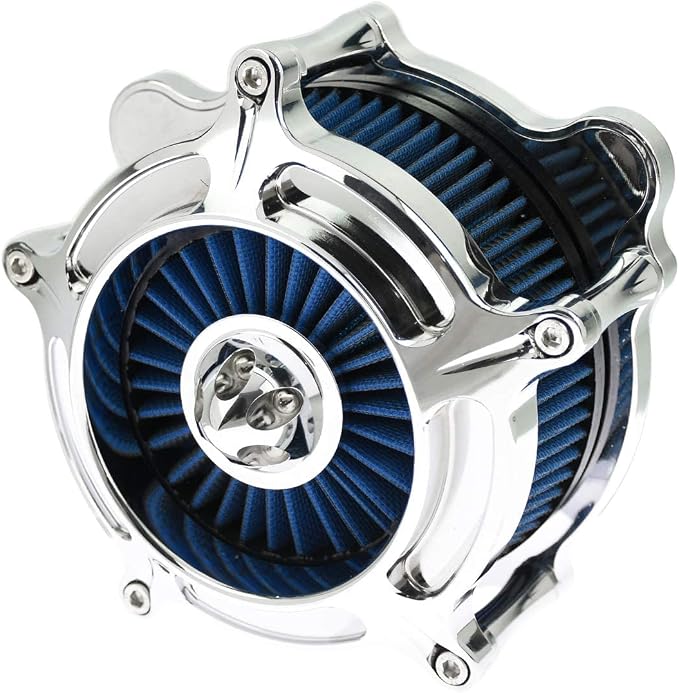 HDBUBALUS Motorcycle CNC Spike Air Cleaner Air Filter Intake System Fit - Image 5
