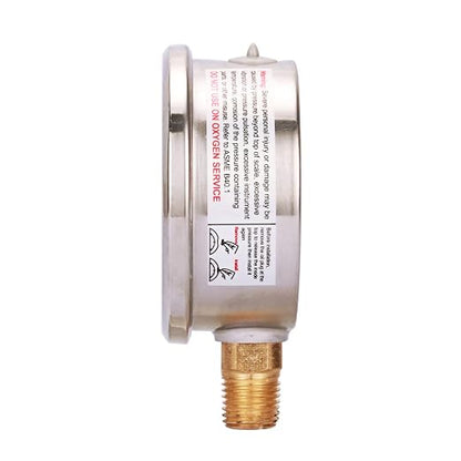MEASUREMAN Lead-Free Pressure Gauge, 2-1/2inch Dial, Glycerin Filled, - Image 7
