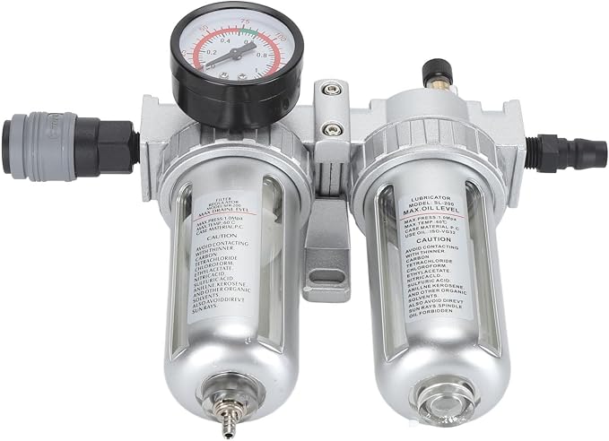 Compressed Air Line Filter, Oil Trap Separator Efficient 1/4inch Interface - Image 2
