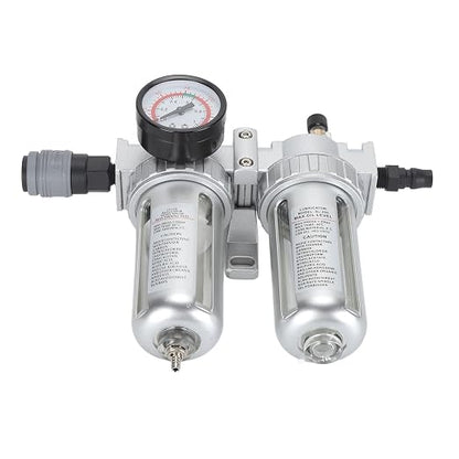 1/4 Inch Aluminum Alloy Air Filter Pressure Regulator, Compressed Air Line - Image 9