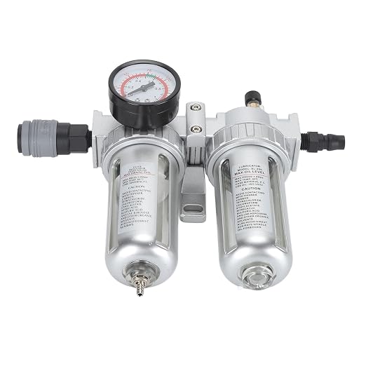 Air Filter Pressure Regulator 1/4 Inch, Compressed Air Line Filter - Image 5
