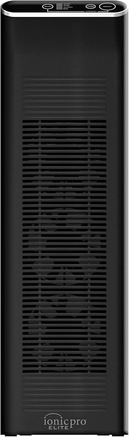 Ionic Pro Platinum Air Purifier Tower, Never Replace Filters, Quiet Negative - Image 4