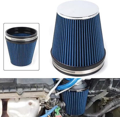 MUGE RACING 6" 152 mm High Flow Inlet Air Filter, Air Intake Cone Filter - Image 7