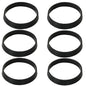 6PCS Sealing Ring for Kitchen Sink Filter, conical Rubber Gasket for Drain Pipe by Unknown