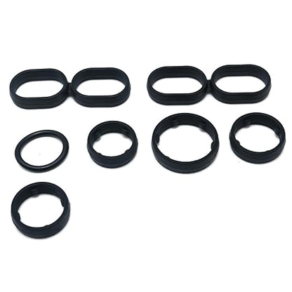 9Pcs Engine Oil Filter Housing O Ring Seal Kit 68191356AA Replacement - Image 6