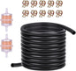 3/16 ID Fuel Line 10 Feet with 2Pcs Fuel Filters by YS-TMPOWERSPORTS