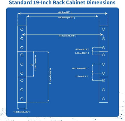 10-Outlet 1U Rack Mount Power Strip - Image 6