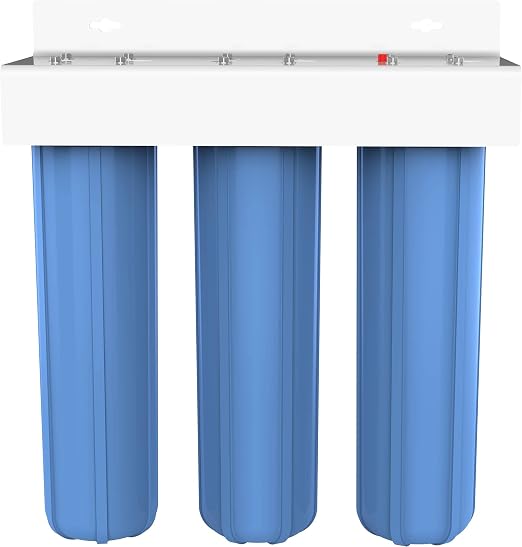 Pentair Pentek BBFS-222 Big Blue Three-Housing Filtration System, Holds 20" x - Image 2