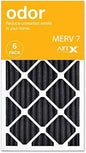 AIRx Filters ODOR 14x25x1 MERV 7 Carbon Pleated Air Filter by AIRXFILTERSWICKEDCLEANAIR