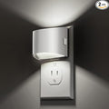 L LOHAS LED Night Lights Plug into Wall, Dimmable Night Light with 3 Level Brightness, 5000K Daylight White, 2 Pack, White Housing
