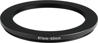 67-52mm Metal Step-Up/Down Ring Adapter Compatible - Image 2