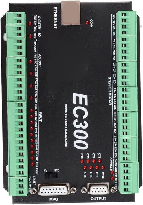 300 KHz Ethernet Motion Controller 6 Axis CNC Motion Control Board 24 VDC EC300 USB Control for Stepping Motor (3 Axes)