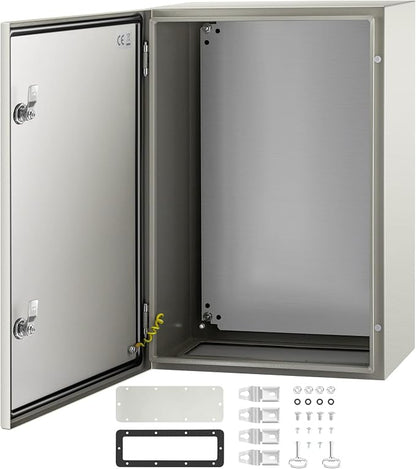 VEVOR NEMA Steel Enclosure, IP66 Waterproof & Dustproof, Outdoor/Indoor by VEVOR