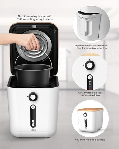 iDOO Carbon Filter, for Electric Composter for Kitchen, Smart Kitchen Composter - Image 7