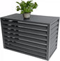 Multifunctional Aluminum Shutter Privacy Fence, Mini Split Cover by Unknown
