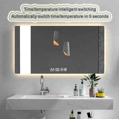 Bathroom Mirror with LED Lights，LED Bathroom Mirror，Smart Lighted Bathroom - Image 5