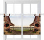 Farm Cows Kitchen Curtains 36 Inch Length, Small Window Curtains Tab Top by Unknown