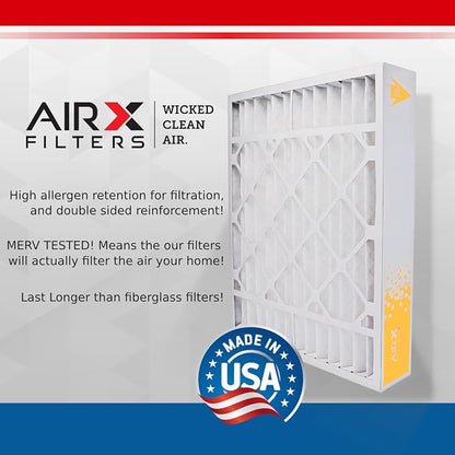 AIRX FILTERS WICKED CLEAN AIR. 20x25x5 Air Filter MERV 8 Compatible - Image 3